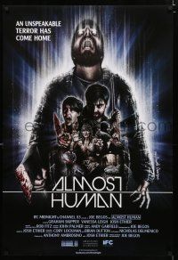 9x038 ALMOST HUMAN 1sh '13 cool horror artwork by The Dude Designs!