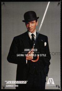 9x072 AVENGERS teaser DS 1sh '98 Ralph Fiennes as John Steed, saving the world in style!