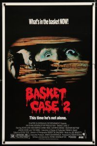 9x082 BASKET CASE 2 1sh '90 Frank Henenlotter horror comedy sequel, this time he's not alone!