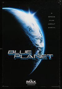 9x119 BLUE PLANET teaser DS 1sh '90 a space film about earth!