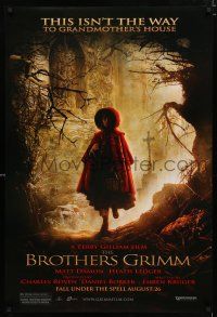 9x140 BROTHERS GRIMM the way style teaser DS 1sh '05 Alena Jakobova on way to grandmother's house!