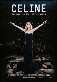 9x160 CELINE: THROUGH THE EYES OF THE WORLD teaser DS 1sh '10 Celine Dion!