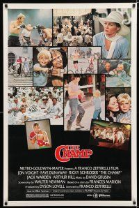 9x162 CHAMP 1sh '79 great images of Jon Voight boxing with Ricky Schroder, Faye Dunaway!