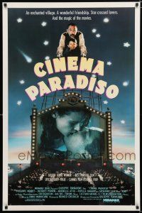 9x176 CINEMA PARADISO 1sh '90 Nuovo Cinema Paradiso, Giuseppe Tornatore, Philippe Noiret!