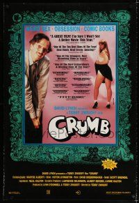9x198 CRUMB 1sh '95 underground comic book artist and writer, Robert Crumb!