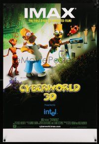 9x200 CYBERWORLD DS 1sh '00 Homer Simpson & Antz, IMAX 3-D!