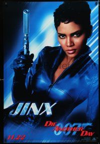 9x230 DIE ANOTHER DAY teaser 1sh '02 James Bond, great portrait of sexy Halle Berry as Jinx!