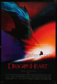9x244 DRAGONHEART 1sh '96 Dennis Quaid, Dina Meyer, cool special effects image!