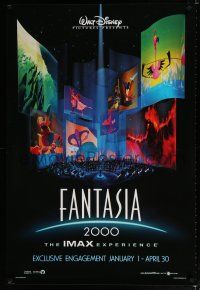 9x272 FANTASIA 2000 IMAX advance DS 1sh '99 Walt Disney cartoon set to classical music!