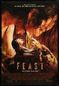 9x279 FEAST DS 1sh '05 Balthazar Getty, Henry Rollins, they're hungry, you're dinner!