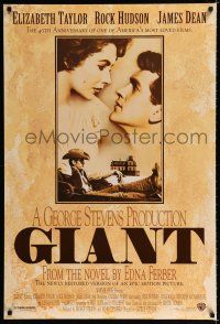 9x303 GIANT DS 1sh R96 James Dean, Elizabeth Taylor, Rock Hudson, directed by George Stevens!