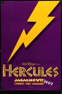 9x358 HERCULES purple advance DS 1sh '97 Walt Disney Ancient Greece fantasy cartoon!
