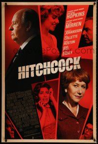 9x359 HITCHCOCK DS 1sh '12 Anthony Hopkins in title role, Helen Mirren, Scarlett Johansson!