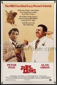 9x400 IN-LAWS 1sh '79 classic Peter Falk & Alan Arkin screwball comedy!