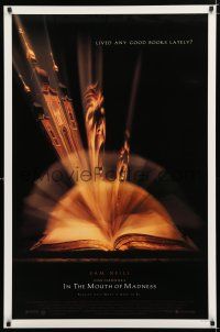 9x386 IN THE MOUTH OF MADNESS DS 1sh '95 John Carpenter, Sam Neill, lived any good books lately?