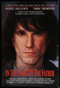 9x387 IN THE NAME OF THE FATHER DS 1sh '93 Emma Thompson, Daniel Day-Lewis portrait!