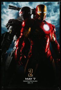 9x406 IRON MAN 2 teaser DS 1sh '10 Marvel, directed by Favreau, Robert Downey Jr in title role!