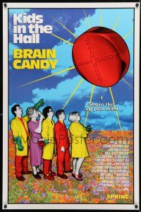 9x434 KIDS IN THE HALL BRAIN CANDY advance DS 1sh '96 Dave Foley, Kevin McDonald, Bruce McCulloch