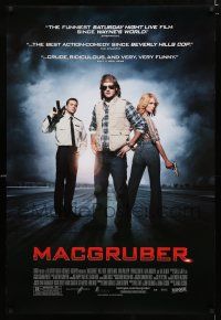 9x473 MACGRUBER DS 1sh '10 Will Forte in the title role, sexy Kristen Wiig, Ryan Phillippe!