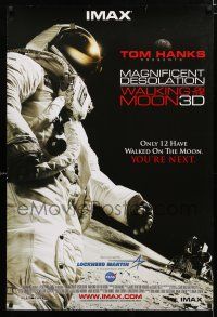 9x480 MAGNIFICENT DESOLATION: WALKING ON THE MOON 3D DS 1sh '05 wonderful image of astronaut!