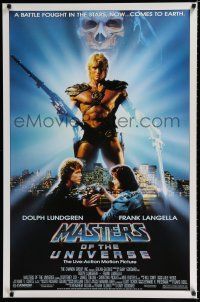 9x500 MASTERS OF THE UNIVERSE 1sh '87 image of Dolph Lundgren as He-Man!