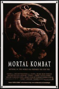 9x524 MORTAL KOMBAT style C DS 1sh '95 nothing in this world has prepared you, Christopher Lambert!