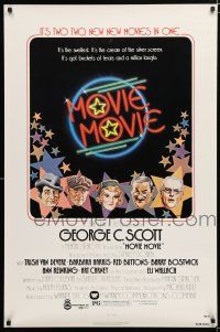 9x527 MOVIE MOVIE 1sh '78 George C. Scott, Stanley Donen directed parody of 1930s movies!
