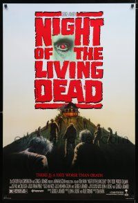 9x547 NIGHT OF THE LIVING DEAD 1sh '90 Tom Savini, George Romero, zombies!