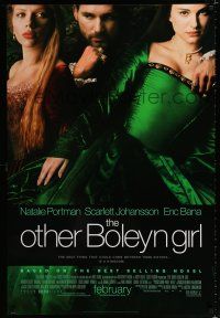 9x572 OTHER BOLEYN GIRL advance 1sh '08 Natalie Portman, Scarlett Johansson, Eric Bana