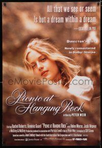9x593 PICNIC AT HANGING ROCK 1sh R90s Peter Weir classic about vanishing schoolgirls!