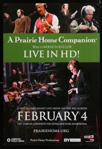 9x599 PRAIRIE HOME COMPANION LIVE IN HD teaser 1sh '10 Garrison Keillor, Elvis Costello!