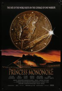 9x605 PRINCESS MONONOKE 1sh '99 Hayao Miyazaki's Mononoke-hime, anime, cool artwork!