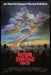 9x632 RETURN OF THE LIVING DEAD 2 1sh '88 just when you thought it was safe to be dead!