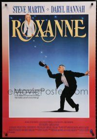 9x652 ROXANNE int'l 1sh '87 Steve Martin as modern Cyrano de Bergerac, Daryl Hannah, Fred Schepisi!