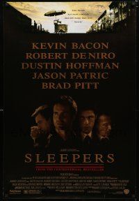 9x686 SLEEPERS 1sh '96 Robert De Niro, Dustin Hoffman, Jason Patric, Brad Pitt!