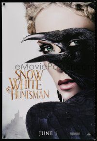9x692 SNOW WHITE & THE HUNTSMAN teaser 1sh '12 cool image of sexy Charlize Theron!