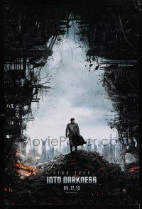 9x722 STAR TREK INTO DARKNESS teaser DS 1sh '13 cool image of rubble & Benedict Cumberbatch!