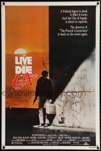 9x765 TO LIVE & DIE IN L.A. 1sh '85 William Friedkin directed, William Petersen, murder thriller!