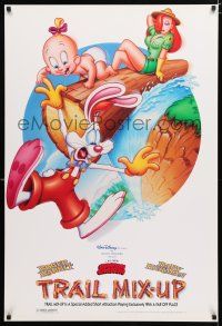 9x776 TRAIL MIX-UP DS 1sh '93 cartoon art Roger Rabbit, Baby Herman, Jessica Rabbit!