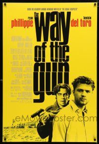9x816 WAY OF THE GUN DS 1sh '00 cool image of Ryan Phillippe and Benicio Del Toro!