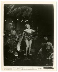 9y172 BUS STOP 8.25x10 still '56 sexy Marilyn Monroe in showgirl outfit performing with band!