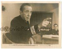 9y173 CAINE MUTINY 8x10.25 still '54 close up of Humphrey Bogart coming unglued in court!