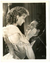 9y176 CAMILLE 8x10.25 still '37 romantic close up of Greta Garbo & Robert Taylor about to kiss!