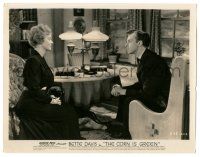 9y212 CORN IS GREEN 8x10.25 still '45 Bette Davis listens raptly to what John Dall has to say!