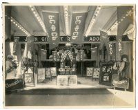 9y216 COSSACKS candid 7.75x9.75 still '28 wonderful image of theater front with homemade posters!