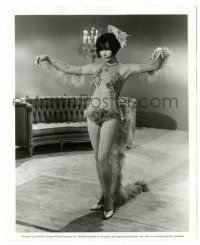 9y318 GAMBIT 8.25x10 still '67 full-length Shirley MacLaine as Eurasian adventuress in sexy outfit!