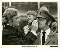 9y336 GET CARTER 8x10.25 still '71 Michael Caine meets his old enemy Ian Hendry at the races!