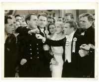 9y402 HERE COMES THE NAVY 8x10 still '34 Big Boy stops Pat O'Brien from hitting James Cagney!