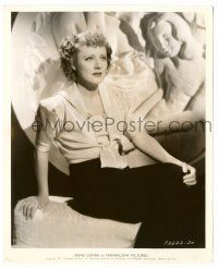 9y427 IRENE DUNNE 8.25x10 still '37 full-length seated portrait of the pretty actress!