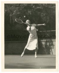 9y462 JOAN CRAWFORD 8.25x10 still '31 full-length keeping the ball rolling on the tennis court!
